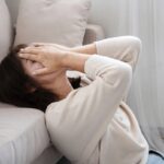 Young slim woman enjoys weight loss result